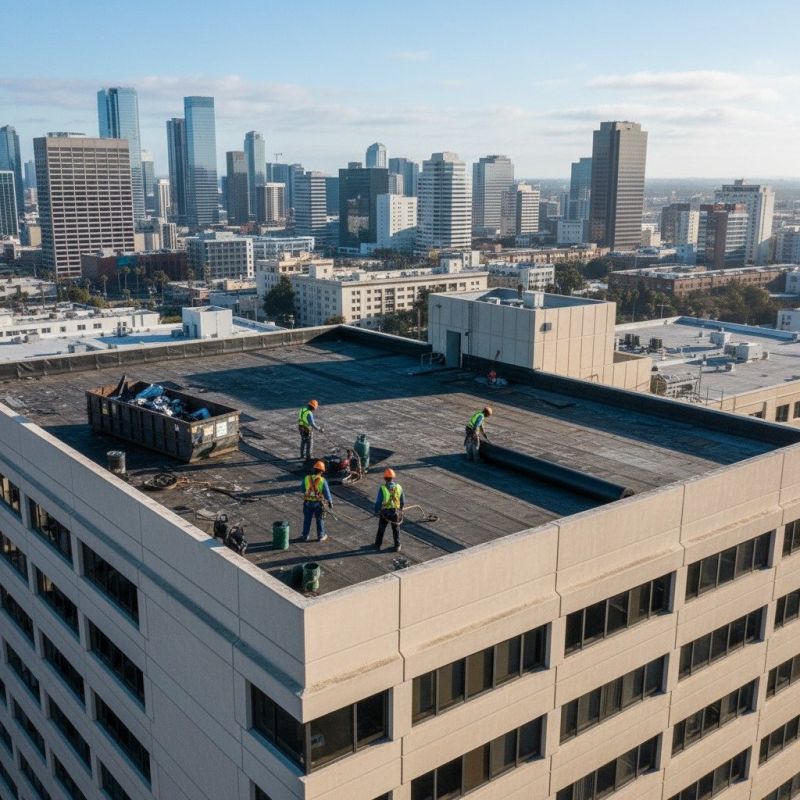 Industrial Roof Replacement detail